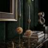 Elegant Crystal Taper Candle Holder Set