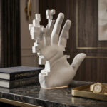 Modern White Hand Decorative Statue