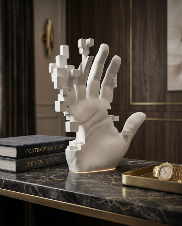 Modern White Hand Decorative Statue