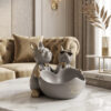 Luxury French Bulldog Couple Tray